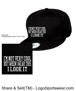 If I were cool SnapBack hat Design Zoom